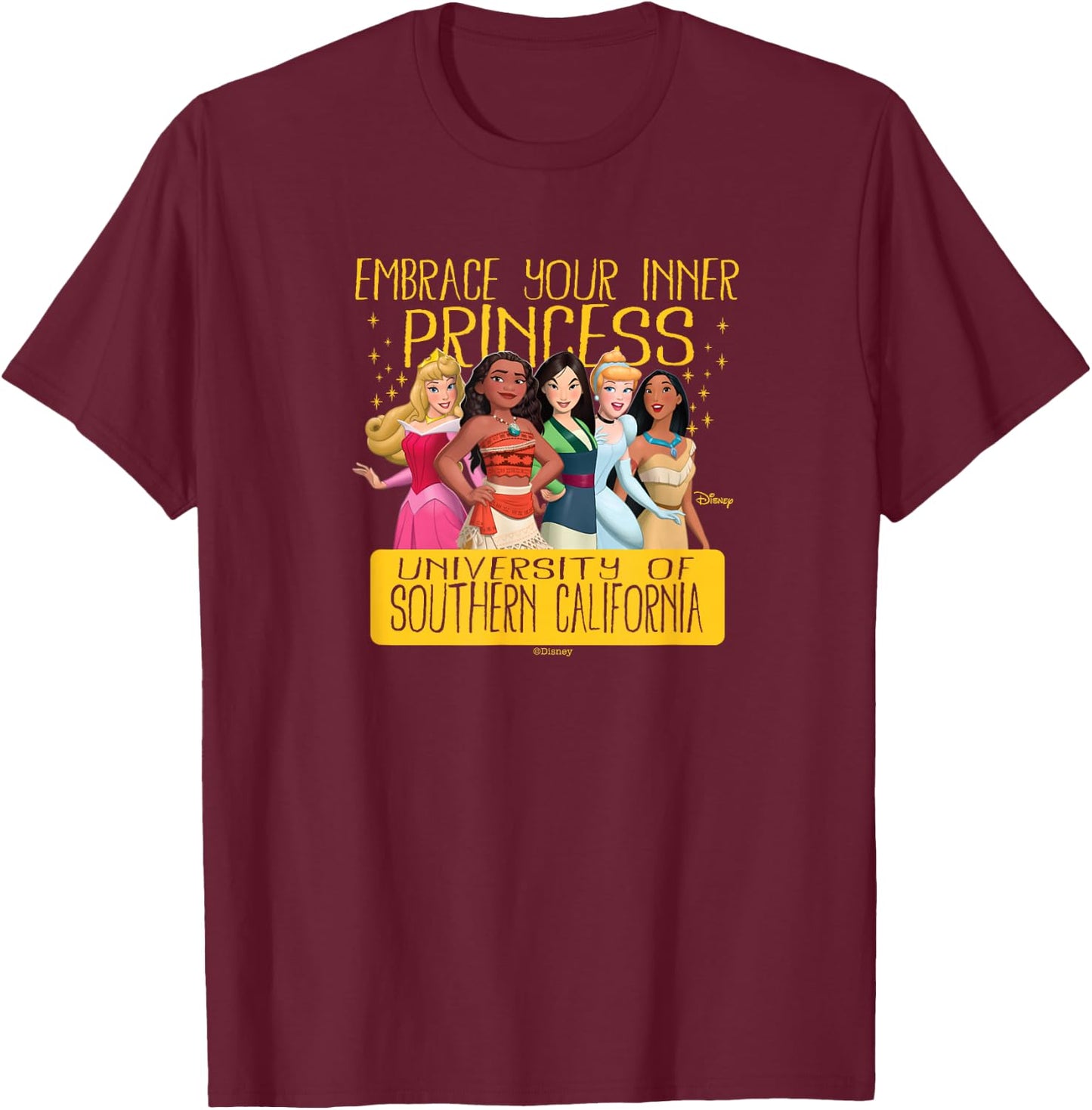 USC Trojans Inner Princess Officially Licensed T-Shirt - T-Shirt | Maroon