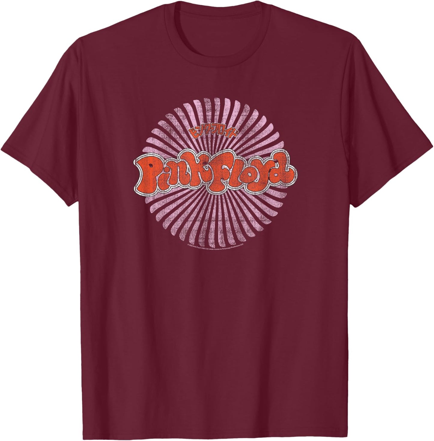 Pink Floyd Live in Japan T-Shirt - T-Shirt | Maroon