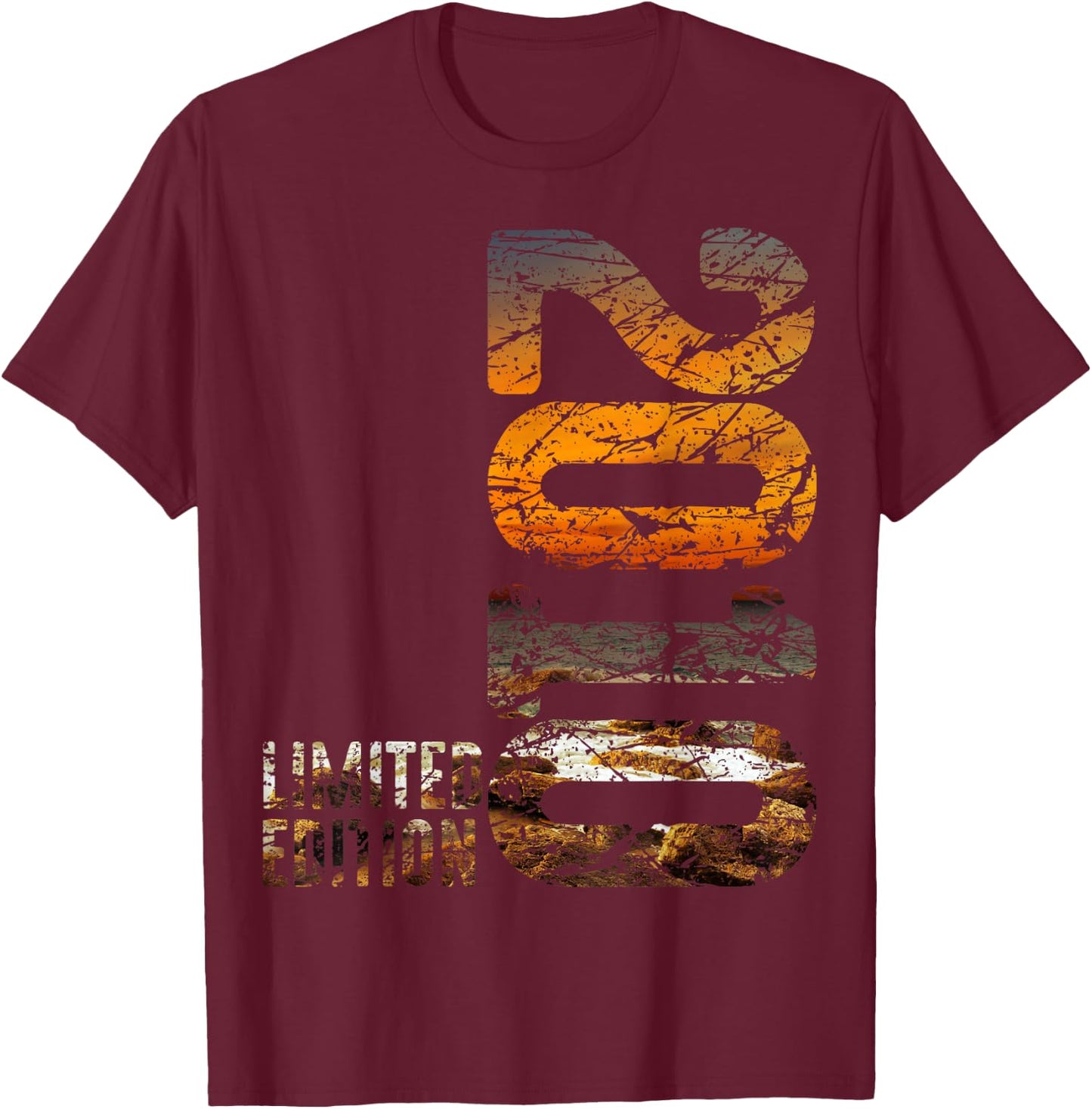 13th Birthday Boy Girl 13 Years 2010 Funny Gift , black T-Shirt - T-Shirt | Maroon