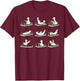 Silly Goose Pilates Instructor Training Workout Coach Lover T-Shirt - T-Shirt | Maroon