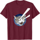 Space Cat Laser Beam Design Cat Lover Shirt Women Girls Kids T-Shirt - T-Shirt | Maroon