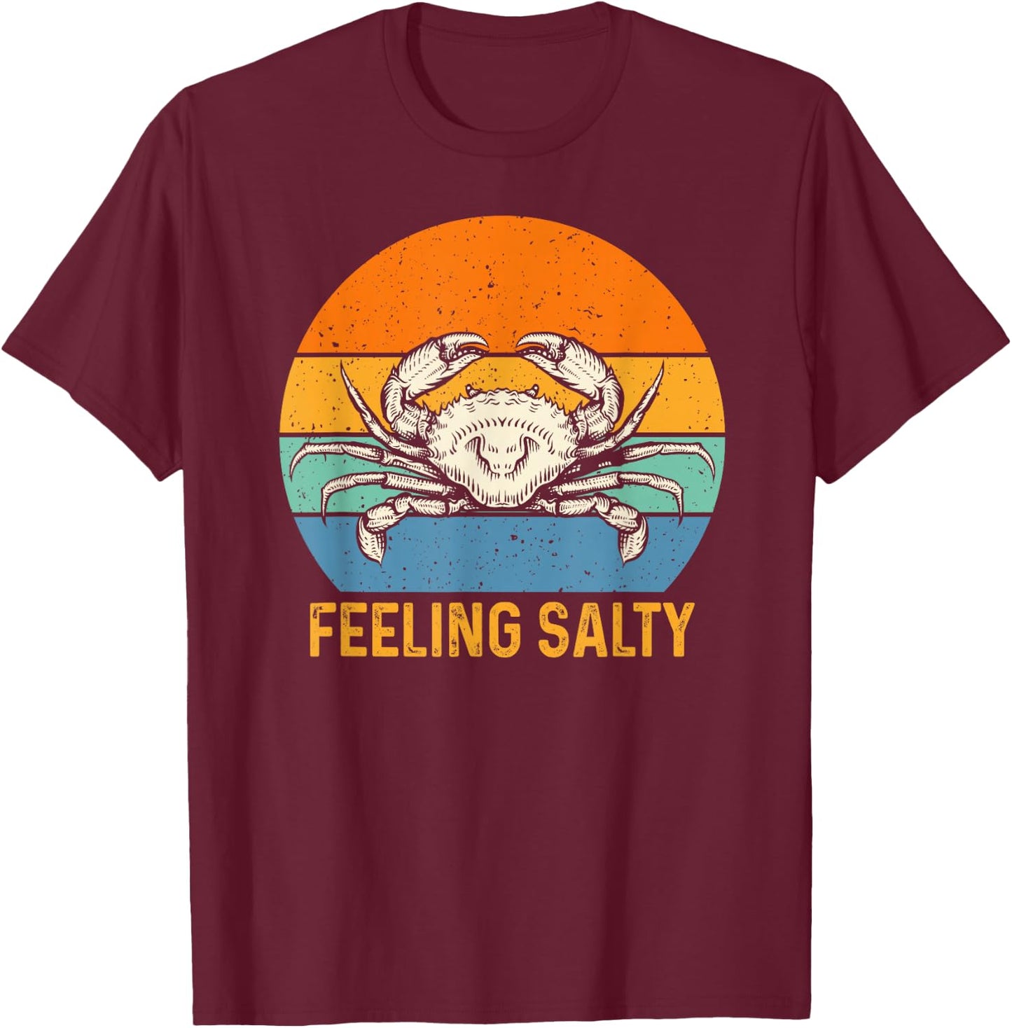 Feeling Salty T-Shirt - T-Shirt | Maroon