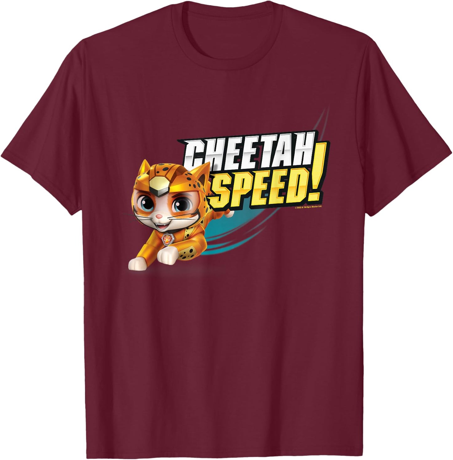 PAW Patrol Cat Pack Wild Has Cheetah Speed T-Shirt - T-Shirt | Maroon