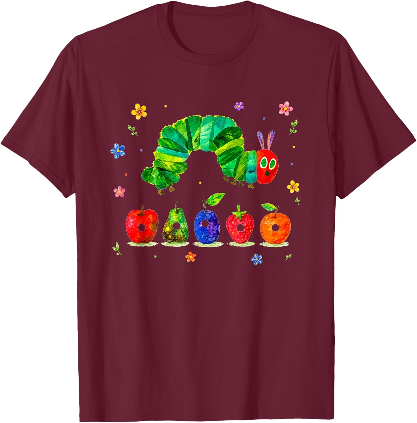 Caterpillar Animal Caterpillar Costume Garden Bug Lover Kid T-Shirt - T-Shirt | Maroon
