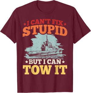 Towboat Operator and Tugboat Quote for a Tugboat Operator T-Shirt - T-Shirt | Maroon