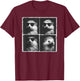 Cool Hedgehog Sunglasses Face Hedgie Photo Funny Animal T-Shirt - T-Shirt | Maroon