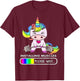 Installing Muscles Please Wait Funny Unicorn T-Shirt - T-Shirt | Maroon