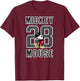Disney - Mickey Mouse 1928 T-Shirt - T-Shirt | Maroon