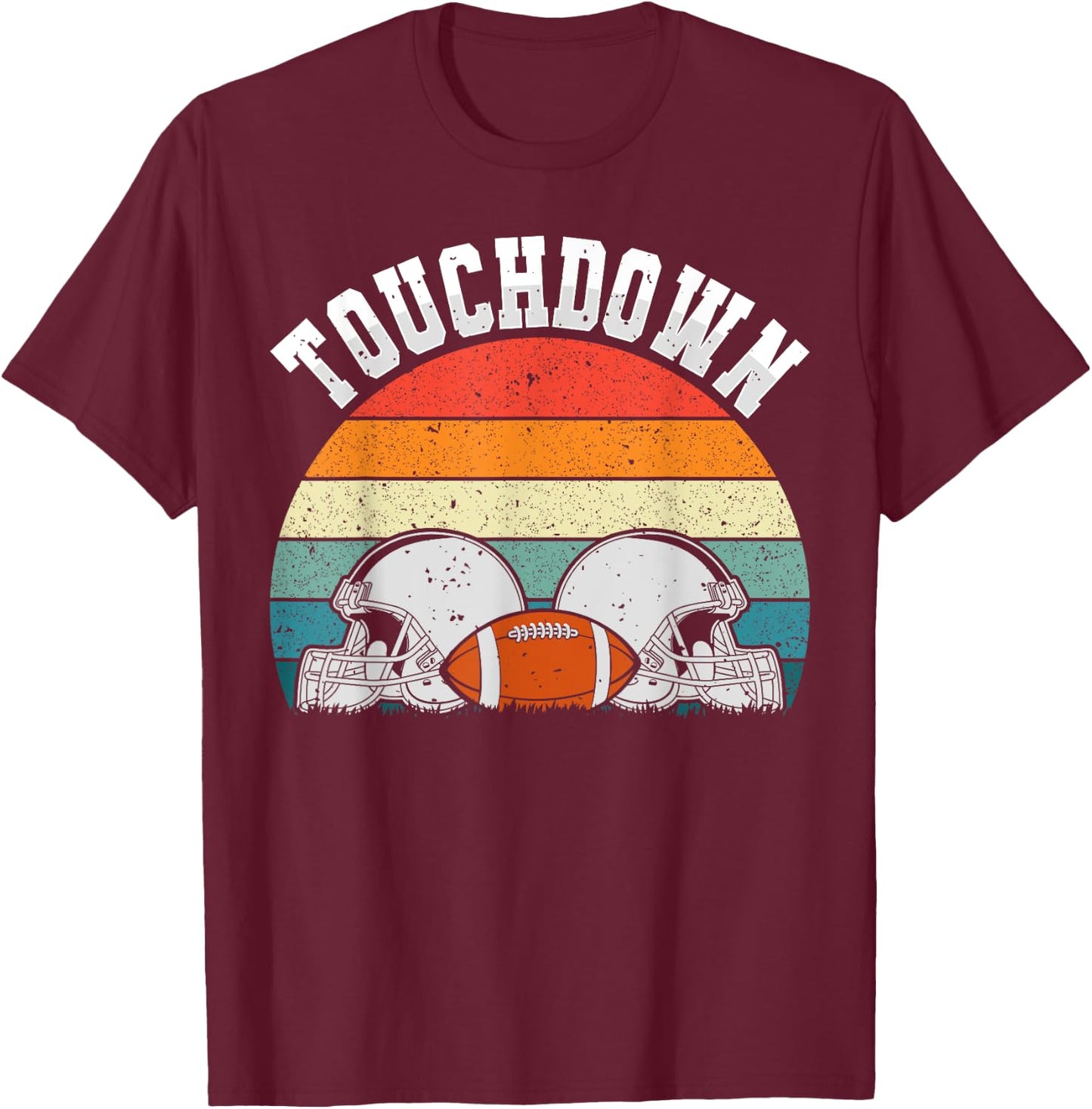 Touchdown – American Football T-Shirt - T-Shirt | Maroon