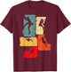 Climbing Climber Mountaineering Bouldering , black T-Shirt - T-Shirt | Maroon