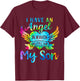 I Have an Angel in Heaven And I Call Him My Son Loss Tie Dye T-Shirt - T-Shirt | Maroon