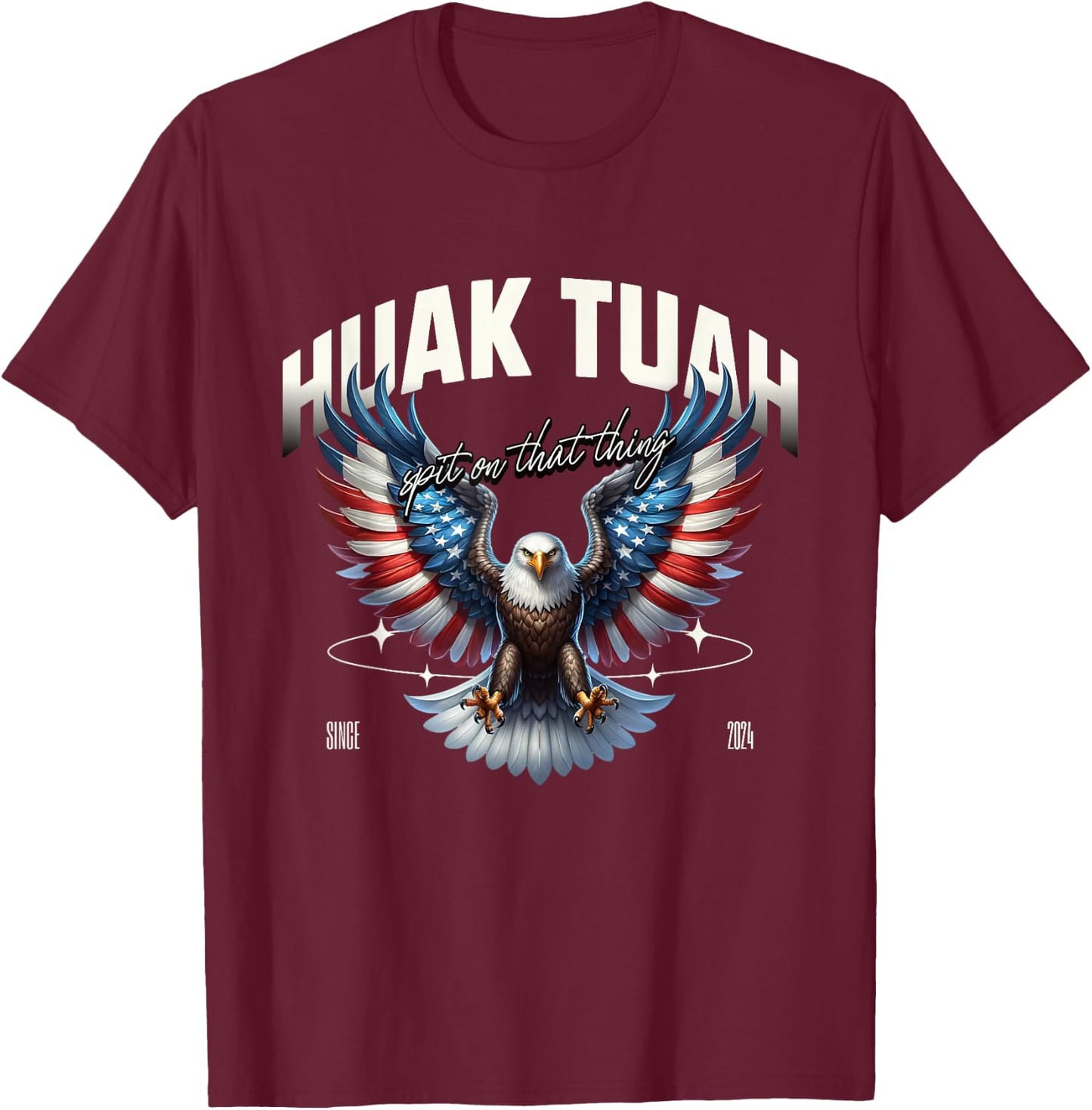 Huak Tuah Spit on That Thing T-Shirt - T-Shirt | Maroon