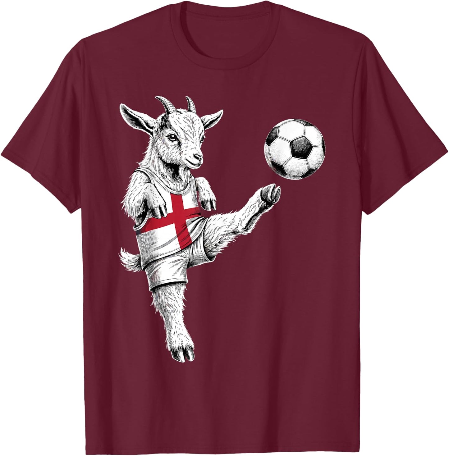 English Flag Men Women Kids England T-Shirt - T-Shirt | Maroon