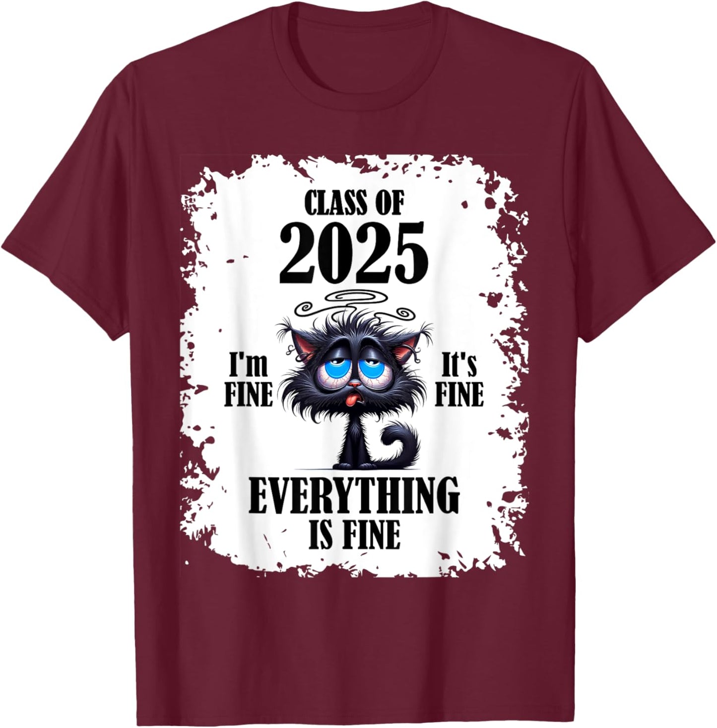 Class Of 2025 T-Shirt - T-Shirt | Maroon