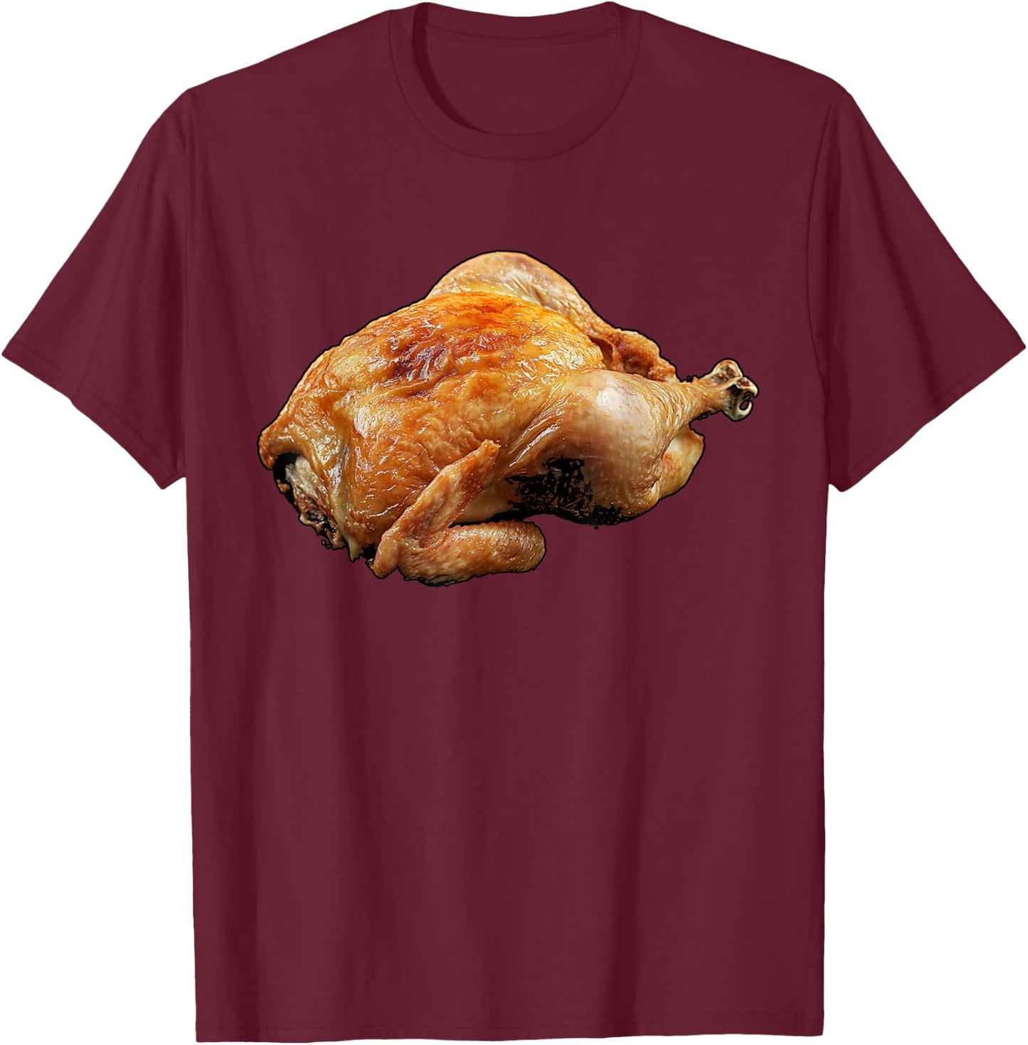 I Love Rotisserie Chicken BBQ T-Shirt - T-Shirt | Maroon