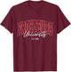 Frostburg Tech – Vintage University Arch & Women T-Shirt - T-Shirt | Maroon