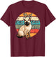 Best Cat Dad Ever Siamese Dad Siamese Cat Owner T-Shirt - T-Shirt | Maroon