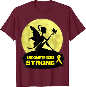 Endometriosis Awareness T-Shirt - T-Shirt | Maroon