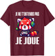 I Don't Hear You I Play Red Panda Gaming Gamer Gaming T-Shirt - T-Shirt | Maroon