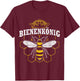 Men's Bee King | Beekeeper Gift Beekeeping Bee Breeder Bee , black, s T-Shirt - T-Shirt | Maroon