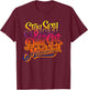 Stay Sexy And Don't Get Murdered Funny Saying Quote T-Shirt - T-Shirt | Maroon
