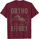 Ortho It's A Joint Effort Bone Humor Orthopedic Nurse Doctor T-Shirt - T-Shirt | Maroon