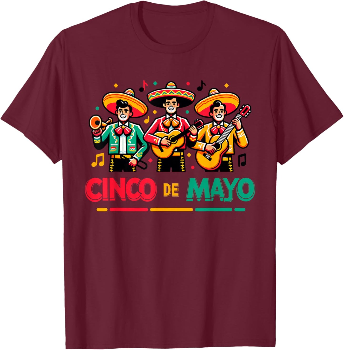 Cinco De Mayo Fiesta Fun Family Match 5 De Mayo T-Shirt - T-Shirt | Maroon