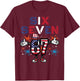 4th of July Six Seven 6 7 US Flag 67 Meme Patriotic Boy Kids T-Shirt - T-Shirt | Maroon