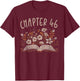 Chapter 46th Birthday Bookworm 46 Years Old For Book Lovers T-Shirt - T-Shirt | Maroon
