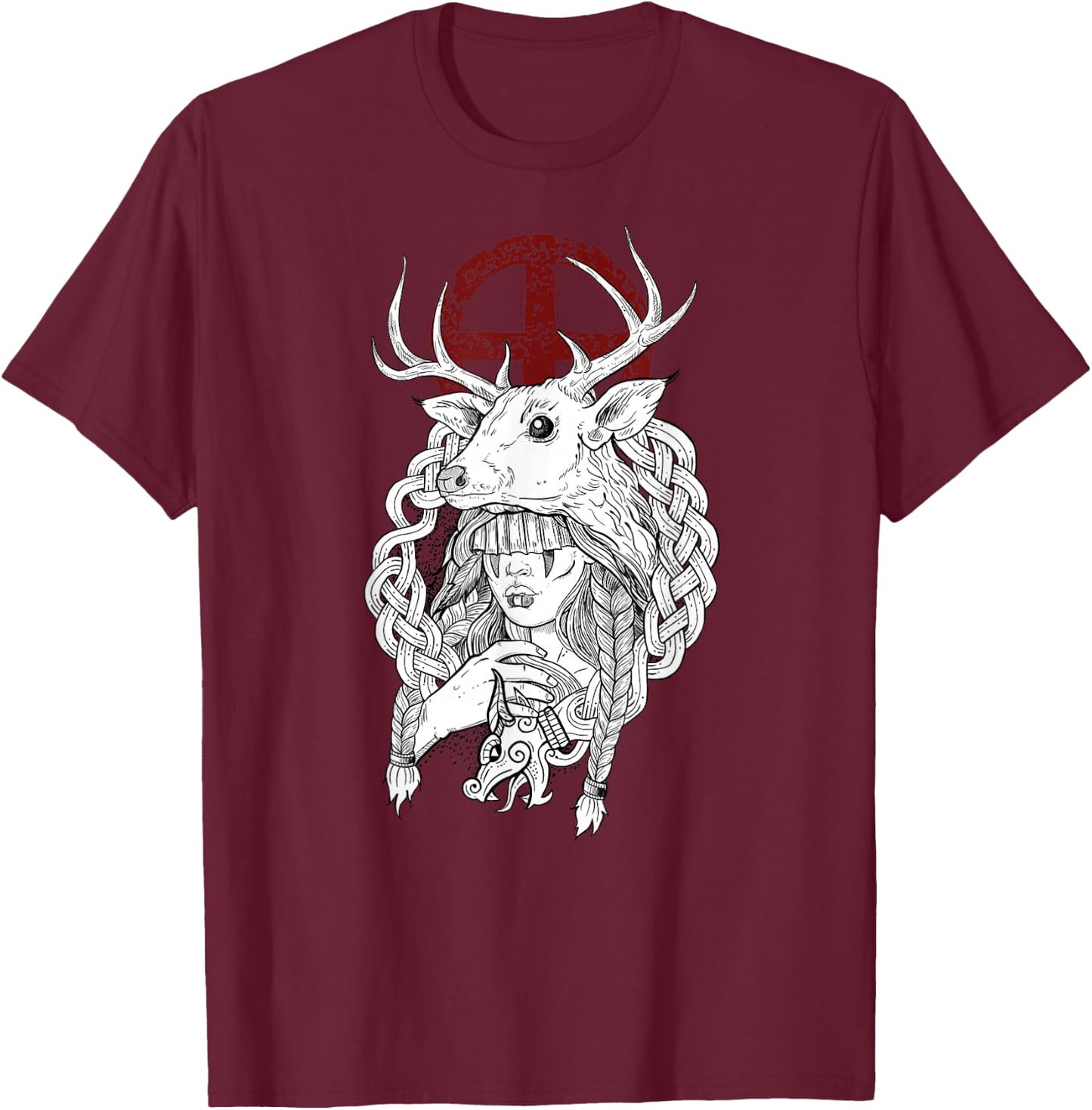 Heilung Schamanenhemd für Wikinger T-Shirt - T-Shirt | Maroon