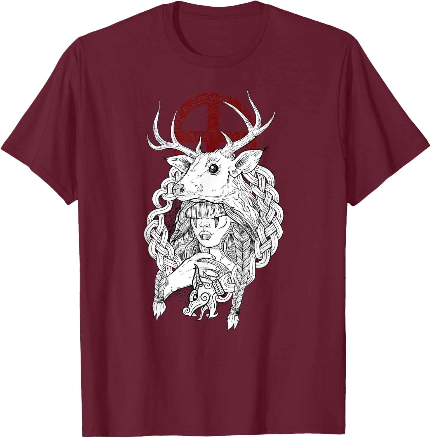 Heilung Schamanenhemd für Wikinger T-Shirt - T-Shirt | Maroon