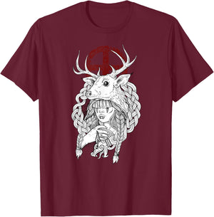 Heilung Schamanenhemd für Wikinger T-Shirt - T-Shirt | Maroon