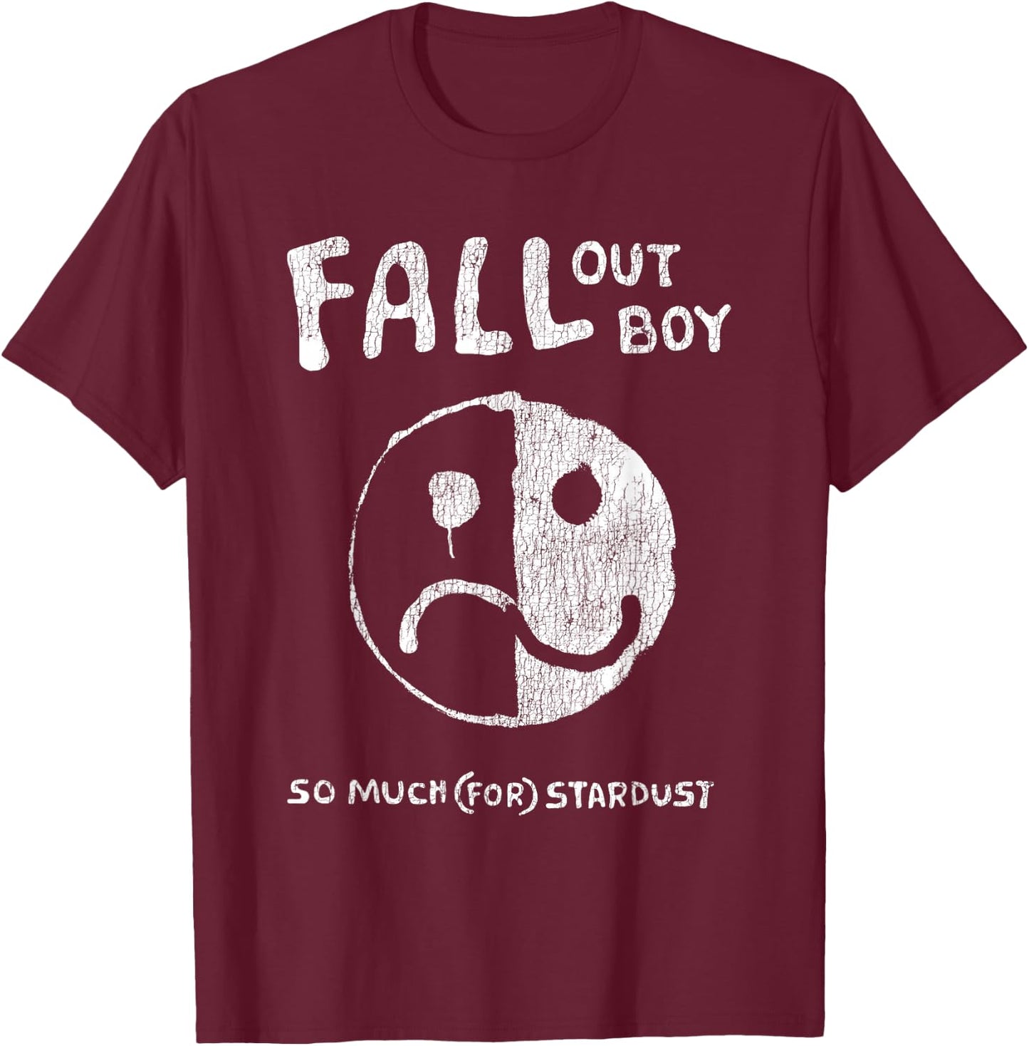 Fall Out Boy - Smile The Forehead , black T-Shirt - T-Shirt | Maroon