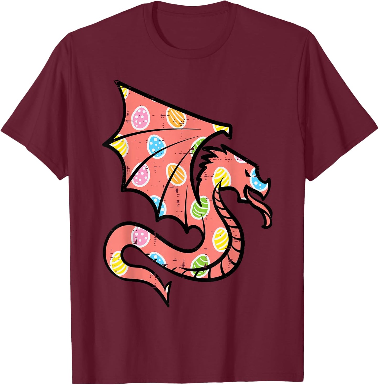 Easter Dragon Eggs Hunting Women Girls Boys Kids Men Youth T-Shirt - T-Shirt | Maroon