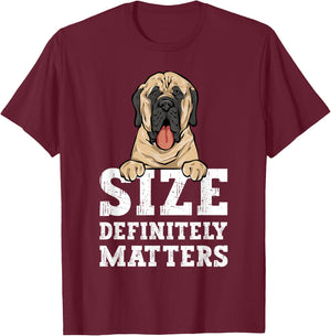 Mastiff Old English Mastiff Dog T-Shirt - T-Shirt | Maroon