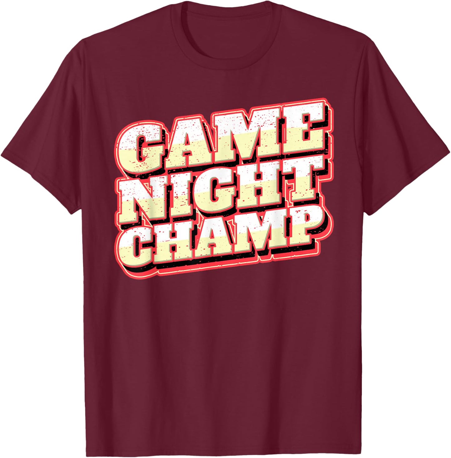 Game Night Winner I Champion Game Night T-Shirt - T-Shirt | Maroon
