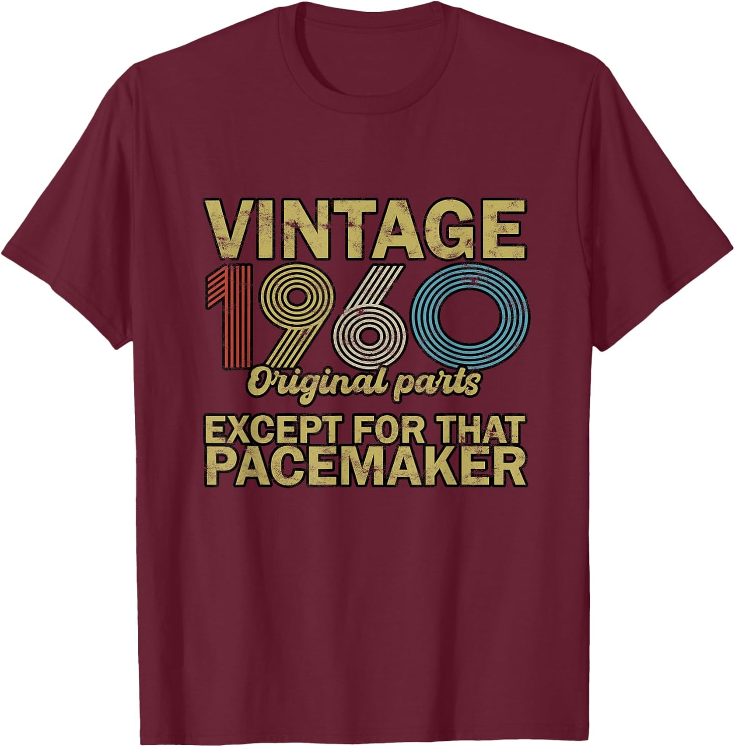 Pacemaker Heart Surgery Cardiac Pace Maker Pacemaker T-Shirt - T-Shirt | Maroon