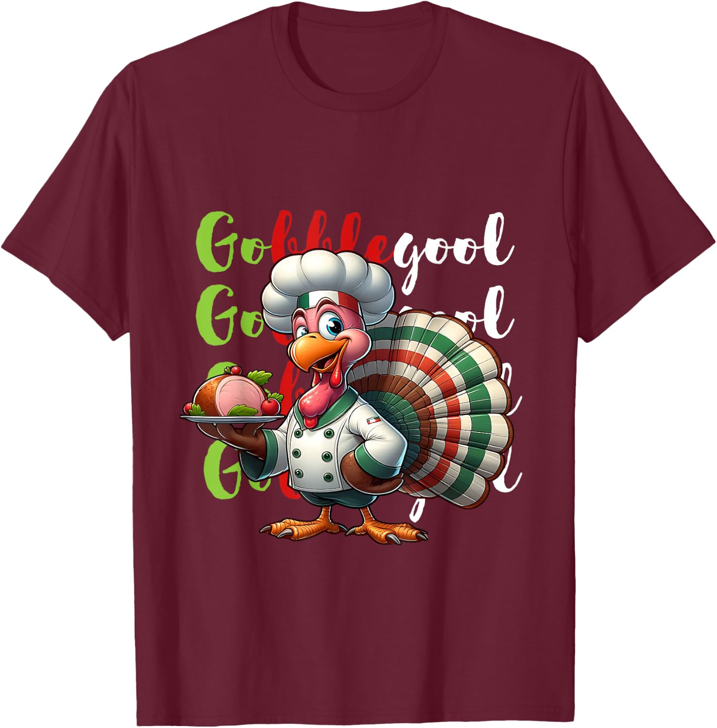 Funny Gobblegool Turkey Thanksgiving gobble gool turkey 2024 T-Shirt - T-Shirt | Maroon