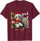 Funny Gobblegool Turkey Thanksgiving gobble gool turkey 2024 T-Shirt - T-Shirt | Maroon