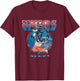 Offizielle Scorpions Savage Amusement World Tour T-Shirt - T-Shirt | Maroon