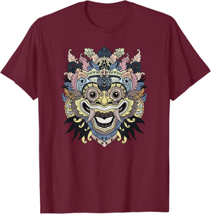 Barong Bali Balinese Culture Lover Island of Gods Indonesia T-Shirt - T-Shirt | Maroon