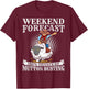 Youth Rodeo Mutton Busting Quote for a Mutton Busting Kid T-Shirt - T-Shirt | Maroon