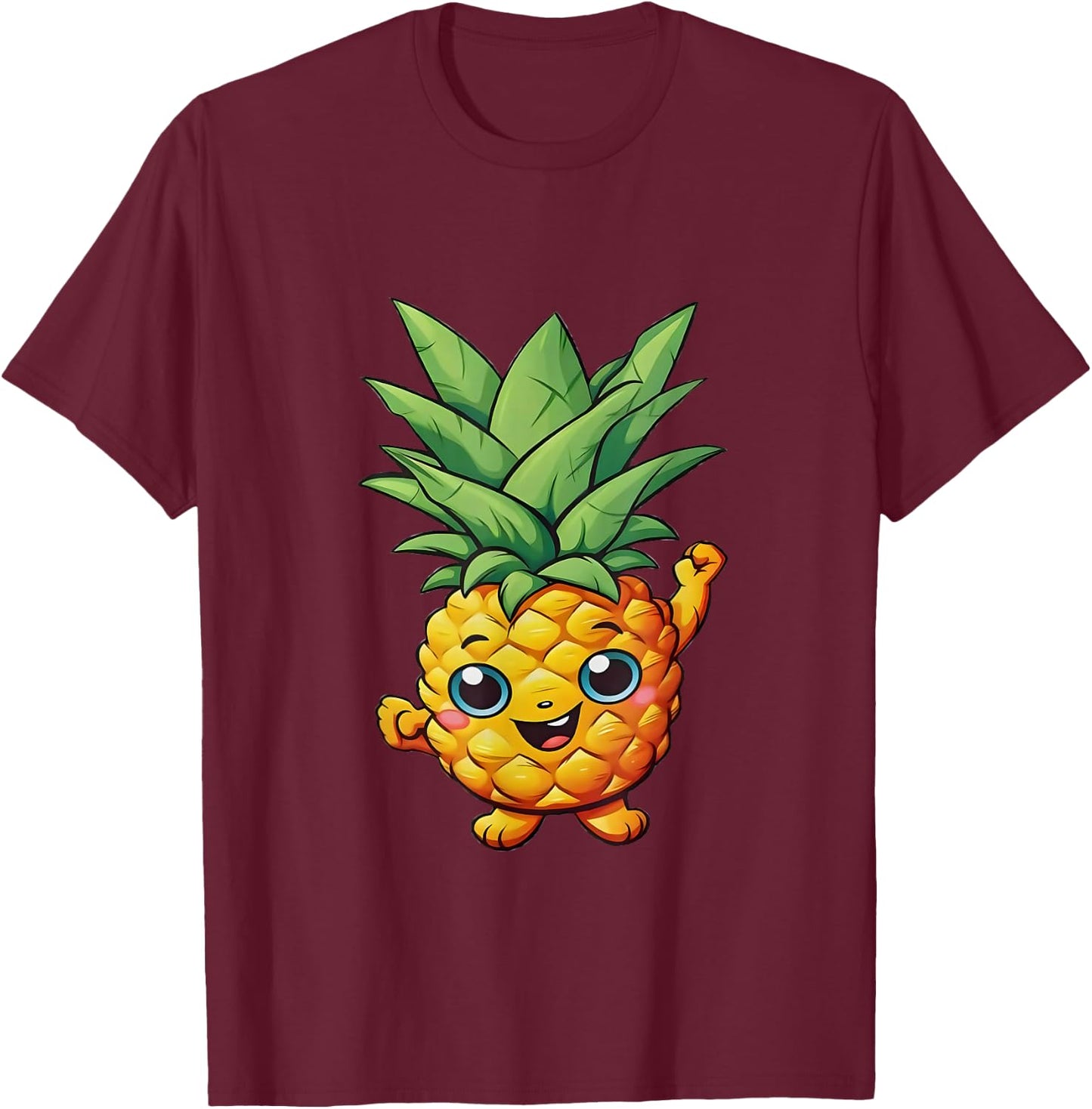 Pineapple for Kids, Pineapple , Pineapple for Youth T-Shirt - T-Shirt | Maroon