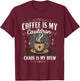 Pretty Sure I’m a Witch or Warlock Magical Mystical Vibes T-Shirt - T-Shirt | Maroon