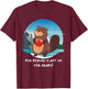 Canadian Beaver Our Beaver Is Not Up For Grabs Canada Flag T-Shirt - T-Shirt | Maroon