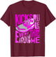 Pink Color Kicks Rule Everything Around Me Pink Graphic T-Shirt - T-Shirt | Maroon