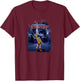 The Masters of the Universe: The Revelation - He-Man Grayskull , black T-Shirt - T-Shirt | Maroon