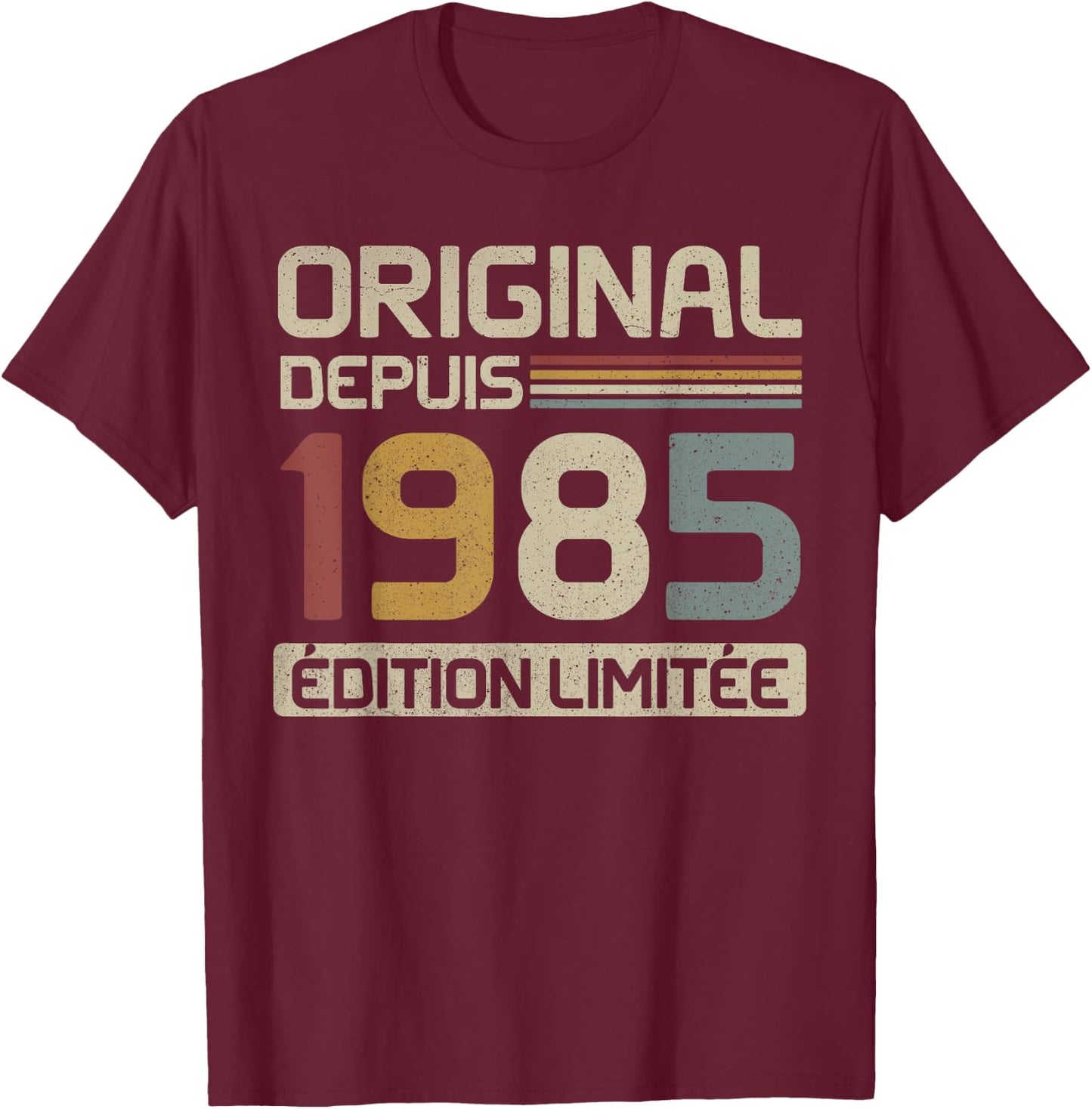 Original 1985 Birthday Gift 40 Years anniv 40 years T-Shirt - T-Shirt | Maroon