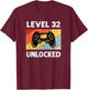 32nd Birthday Shirts | 32 Year Old T-Shirt - T-Shirt | Maroon