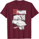 Hot Wheels - Built for Speed Comic Panels T-Shirt - T-Shirt | Maroon
